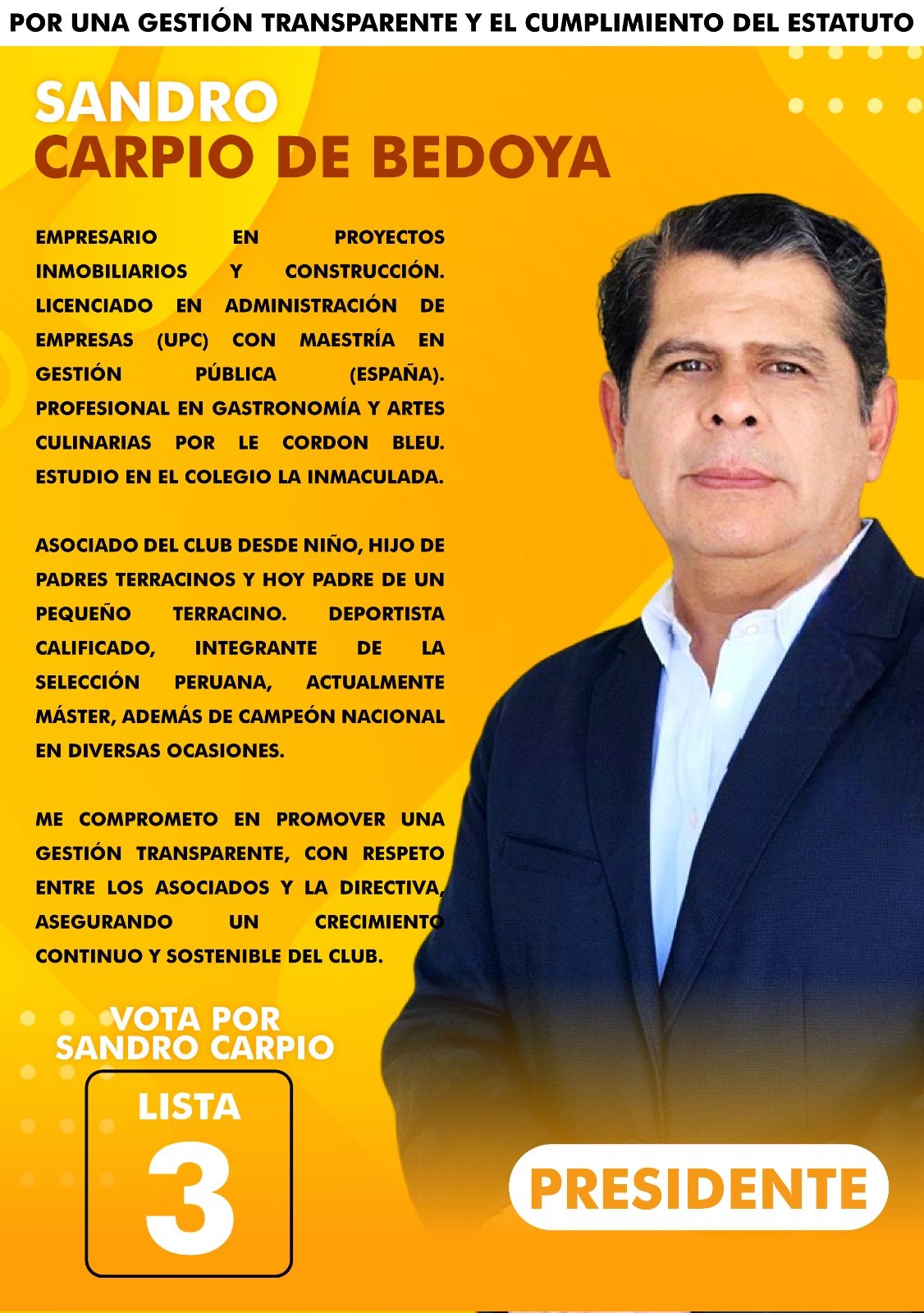 Lista 3 - Club Terrazas - Elecciones 2025